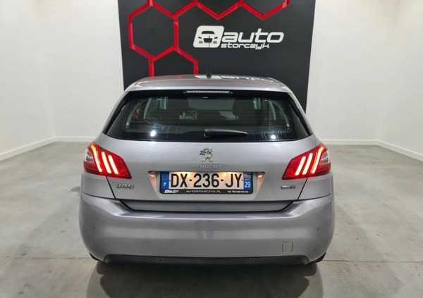 Peugeot 308 cena 22700 przebieg: 160000, rok produkcji 2015 z Łeba małe 277